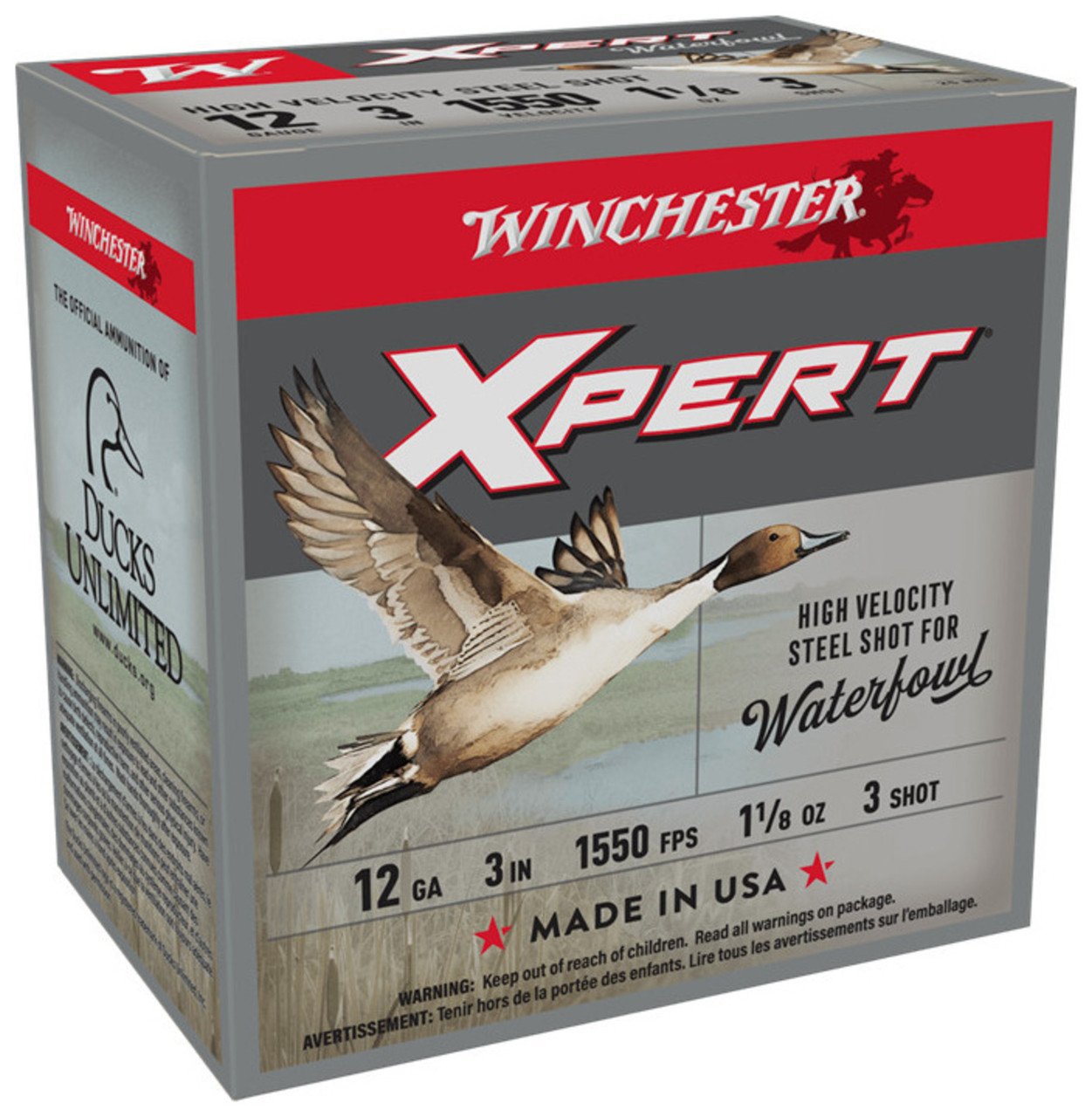 Waterfowl hunters live for the thrill of those adrenaline-packed moments when birds start dropping into the decoys. Decades of success on waterfowl has made XPERT High Velocity Steel shotshells truly legendary. The time-proven dependability of XPERT shotshells is offered in a wide range of gauges and payloads, and will be filling your limit for generations to come.