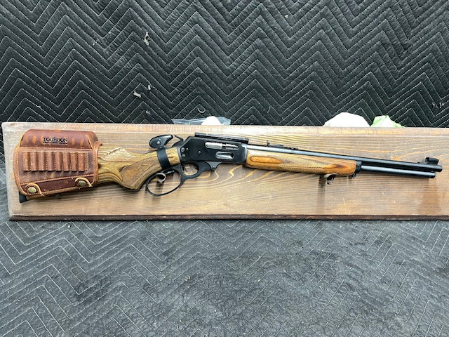 Used Marlin 336BL 30-30 18" Laminate w/Tourbon Shell Holder, Padded Cheek Riser