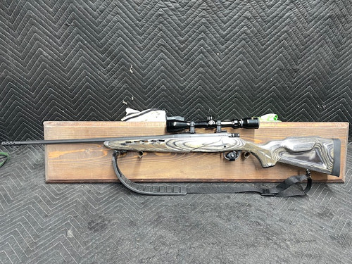 Used Mossberg 4x4 22-250 24" Laminate Stock w/Tasco 3-9x40 Scope & Sling