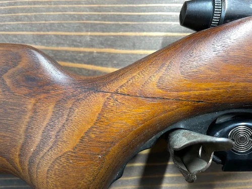 Used Mossberg 151M 22lr 20" *Stock Badly Cracked At Wrist, Rusty Barrel* **AS IS**