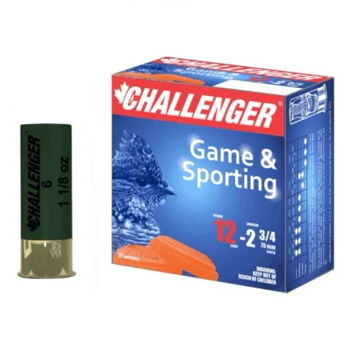 Challenger Game & Sporting Mini Mag 12 Gauge 2 3/4" 1 1/4oz #6 - 25rds