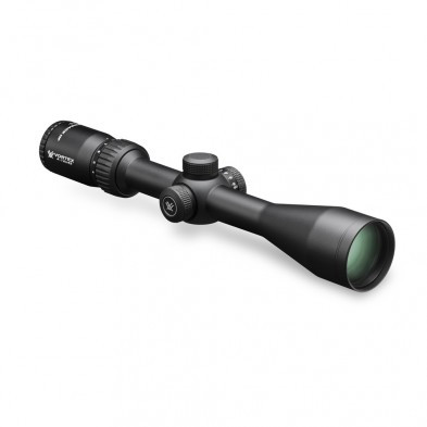 Vortex Diamondback HP 4-16x42 Riflescope BDC
The Diamondback HP (High Performance) riflescope offers a full-on array of features that discerning hunters are sure to appreciate. Optically, these scopes hit the proverbial mark. XD extra-low dispersion glass increases resolution and colour fidelity while XR fully multi-coated lenses maximize every minute of shooting light. The side focus/parallax adjustment is easily accessible while keeping a trim profile and allowing optimal mounting height. And, with a 4x zoom range, the Diamondback HP offers highly versatile magnification.

SKU	VT-DBK-10019
Magnification	4 – 16
Objective Lens Diameter	42 mm
Eye Relief	4.0 inches
Field of View	23.8–6.1 feet/100 yards
Tube Size	1 inch
Turret Style	Capped
Adjustment Graduation	1/4 MOA
Travel per Rotation	15 MOA
Max Elevation Adjustment	80 MOA
Max Windage Adjustment	80 MOA
Parallax Setting	30 yards to infinity
Length	12.5 inches
Weight	18 ounces
Riflescope Manual (.pdf)	Download PDF
Reticle Manual (.pdf)	Download PDF
Included in the Box
4-inch sunshade
Protective lens caps
Lens cloth

 
VIP Unconditional Lifetime Warranty

Lengths
L1	L2	L3	L4	L5	L6
12.5	1.9	1.9	5.2	3.7	3.6
Heights
H1	H2
2.0	1.69
Dimensions measured in inches.

Optical Features
XD Lens Elements	Extra-low dispersion (XD) glass increases resolution and colour fidelity, resulting in crisp, sharp images.
XR Fully Multi-Coated	Proprietary coatings increase light transmission with multiple anti-reflective coatings on all air-to-glass surfaces.
Second Focal Plane Reticle	Scale of reticle maintains the same ideally-sized appearance. Listed reticle subtensions used for estimating range, holdover and wind drift correction are accurate at the highest magnification.
Construction Features
Tube Size	1-inch diameter.
Single-Piece Tube	Maximizes alignment for improved accuracy and optimum visual performance, as well as ensures strength and waterproofness.
Aircraft-Grade Aluminum	Constructed from a solid block of aircraft-grade aluminum for strength and rigidity.
Waterproof	O-ring seals prevent moisture, dust and debris from penetrating the riflescope for reliable performance in all environments.
Fogproof	Argon gas purging prevents internal fogging over a wide range of temperatures.
Shockproof	Rugged construction withstands recoil and impact.
Hard Anodized Finish	Highly durable low-glare matte finish helps camouflage the shooter's position.
Precision-Glide Erector System	Uses premium components in the zoom lens mechanism to ensure smooth magnification changes under the harshest conditions.
Capped Reset Turrets	Allow re-indexing of the turret to zero after sighting in the riflescope. Caps provide external protection for turret.
Side Focus	Adjustment located on riflescope's left side and is easily accessible from shooting position. Provides optimal image focus and parallax removal.
Internal Mechanism Design Features
Precision-Glide Erector System	Uses premium components in the zoom lens mechanism to ensure smooth magnification changes under the harshest conditions.
Convenience Features
Fast Focus Eyepiece	Allows quick and easy reticle focusing.