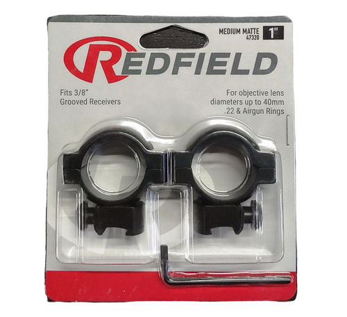 Redfield 1" Rings - Fits 3/8" Grooved Receivers