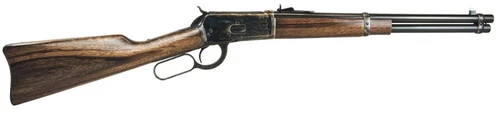 Chiappa 1892 Lever-Action Trapper Carbine (Colour Case)

The Winchester 1892 is one of the historical rifles that made the lever-action a favorite firearm of the American Old West. Designed by none other than John M. Browning, the Chiappa Firearms 1892 is a true reproduction. Metal parts are precision made on modern CNC equipment, while the beautiful wood stocks are hand finished and crafted for a perfect metal to wood fit.

Specifications:

Caliber: 357 Magnum
Action: Lever-Action
Barrel Length: 16" (406 mm)
Capacity: 8
Feed In: Magazine Tube
Material: Steel
Finish: Colour Case Receiver/Blued Barrel
Lever Style: Standard Lever
Stock: Hand Oiled Walnut
Forend: Hand Oiled Walnut
Front Sight: Fixed Blade
Rear Sight: Short Buckhorn Adjustable Windage & Elevation
Safety: None
Weight: 6 lbs
Length: 40.6"
Part #: 920.335