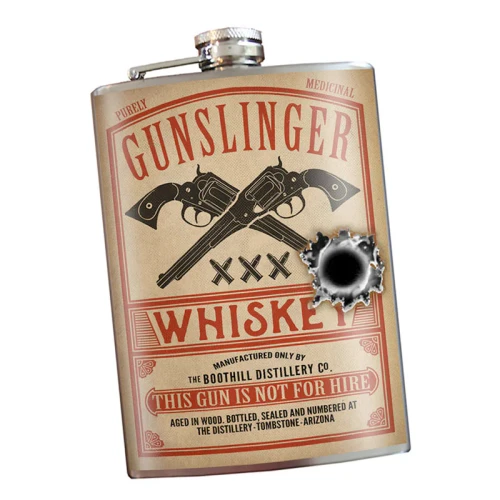 A Flask Built for Legends.

Designed right here in the USA and handmade in Missouri, this food-grade stainless steel hip flask is built for adventure. Whether you're raising a toast by the campfire, sneaking a sip at a wedding, or just carrying your liquid courage in style, this flask is ready for action.

It comes in a slick gift box, making it a no-brainer gift for holidays, birthdays, or just because someone deserves a little extra badassery in their life.

Pro Tip: Grab a funnel—makes filling up way easier (and saves your whiskey from an early demise). 



Features:

Food grade stainless steel (lead free!)
Attached screw-on cap
Dishwasher safe
Alcohol proof vinyl label with UV coating