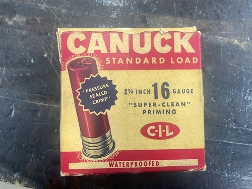 Used Vintage Canuck CIL 16 Gauge 2 3/4" #6 1oz -- 16rds