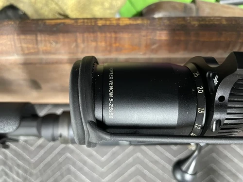 Used Tikka T3x Tac A1 223 w/Vortex Venom 5-25x56 34mm Scope & Bipod