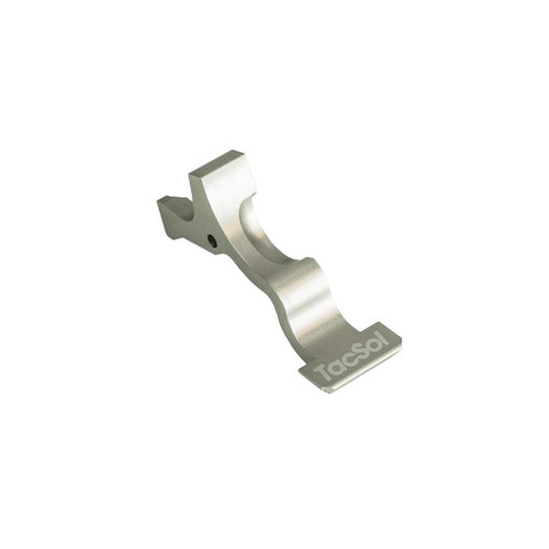 The TacSol PMR (Performance Magazine Release) is a low profile, easy-to-use magazine release for the Ruger 10/22 and TacSol X-Ring rifles. 

The Performance Magazine Release is a shorter design than the popular TacSol Extended Magazine Release. 

This magazine release is easy to install and makes removing your magazine simple without searching for the magazine release button. 

It is machined from a solid block of 6061-T6 aluminum and is designed to conform to the shape of the trigger guard. 

The magazine release is laser engraved with the “TacSol” name and comes standard in eight different colors.

Features:

Easy Magazine Removal:  No looking for a button to push, simply push out on the PMR and magazine removal is a breeze
Low Profile Design:  Shorter than our traditional Extended Magazine Release
Lightweight:  Virtually no weight added with lightweight aircraft aluminum construction
Fits the Contour of your Ruger trigger:  The PMR was designed to fit the shape of your factory Ruger trigger group.
Quick and Easy to Install: No gunsmithing needed.
Color:

Silver
*Due to the anodizing process color may vary from the images shown.