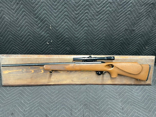 Used Mossberg 377 Plinkster 22 lr 20" w/Wood Look Composite Thumbhole Stock & Scope