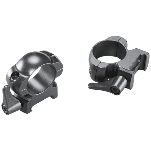Weaver's new Weaver Grand Slam Leaver-Lok Top Mount Rings offers top-quality Grand Slam steel, making it easy for you to attach and detach the rings while still maintaining the strongest support out there.

This product is made specifically for the avid gunsmith, and with no tools, only your thumb, you can use the thumbscrews to attach and details these mount rings with ease. These rings can be custom made to fit whatever gun you call your absolute favorite.