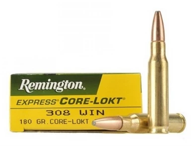 Remington 308 Win 180 Gr Core-Lokt PSP Soft Point Box of 20
THE DEADLIEST MUSHROOM IN THE WOODS™FOR MORE THAN 75 YEARS. Since 1939, more hunters have relied on Remington Core-Lokt® than any other big game ammunition, and rightly so. It’s filled more tags on more continents than any other load. Core-Lokt® is the original controlled expansion bullet. Its time-proven performance has made it hunting’s first choice for over 75 years. The tapered copper jacket is locked to a solid lead core delivering massive 2X expansion, weight retention and consistent on-game results. Available in soft point and pointed soft point versions, and in a range of bullet weights for virtually every centerfire hunting caliber made. Trust your next hunt to the best-selling hunting ammunition of all time.

Since 1939, more hunters have relied on Remington Core-Lokt® than any other big game ammunition, and rightly so. It’s filled more tags on more continents than any other load. Core-Lokt is the original controlled expansion bullet. Its time-proven performance has made it hunting’s first choice for over 75 years. The tapered copper jacket is locked to a solid lead core delivering massive 2X expansion, weight retention and consistent on-game results. Available in soft point and pointed soft point versions, and in a range of bullet weights for virtually every centerfire hunting caliber made. Trust your next hunt to the best-selling hunting ammunition of all time.

Features

CONSISTENT 2X EXPANSION – For large terminal wound channels
DEEP PENETRATION – And high weight retention
PROVEN LETHAL – The original controlled-expansion bullet
SPITZER SHAPE BULLET – For improved velocity and flatter trajectory
Specifications

 

Caliber	308 Win
Grain Weight	180
Bullet Style	Pointed Soft Point Core Lokt
Muzzle Velocity	2620
Ballistic Coefficient	.383
Package Quantity	20
Usage	Big Game
Brand	Remington
Part #	21479 / R308W3