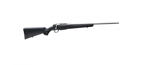 Tikka T3x Lite Stainless

When compromise is not an option. T3x lite stainless combines high performance with lightweight ease. The Lite models are equipped with the T3x synthetic stock and all new modular features. These models come with the classic low-angled grip. With the metal parts made of Sako’s high-grade stainless steel, this is a sturdy and long-lasting choice for all weather conditions.

Features:

Modular Stock - T3x has a new modular synthetic stock that has interchangeable pistol grips, making it possible to modify the angle of the grip. This allows for multiple shooting positions. Additional grips are sold separately. The T3x synthetic stock also has an additional attachment point which allows you to change the width of the stock’s fore-end.
Improved Grip - A grip that never slips. The T3x synthetic stock has a new asymmetrical grip pattern and shape that has been specifically designed to give a solid grip in all conditions.
New Recoil Pad - T3x models come with a new recoil pad technology that reduces the impact of recoil on the shooter. The new robust pad allows you to fully concentrate on the accuracy of your shots.
Stock Noise Reduction - Be as silent as the forest. T3x synthetic stocks now have a foam insert within the interior of the rear stock – this lowers the stock-generated noise and can help you keep your target in sight. Not available for models with an adjustable cheek piece.
Redesigned Ejection Port - The new T3x receiver introduces a widened angular ejection port that makes it easier to feed one cartridge at a time.
Improved Rail Attachment - Always keep the target in your sight. The T3x models have extra screw placements on top of the receiver so that you can robustly attach a picatinny rail – even when using larger scopes.
Metallic Bolt Shroud - Robustness and quality go hand in hand. Metallic bolt shroud covers and shields the rear of the bolt body and the firing pin.
Steel Recoil Lug - This extra-strong lug has minimal deformation – even with larger calibers. Compared to aluminium, the steel lug doesn't have strong imprinting qualities that would cause deformation when larger calibers are used.
Barrel & Action - A barrel and action made of heat-treated stainless steel with a matte finish.
Specifications: 

Caliber: .30-06 Springfield
Magazine Capacity: 3+1
Magazine: Polymer, Single Stack
Action: Bolt Action
Stock: Synthetic
Safety: Three Position
Barrel Length: 22" Cold Hammer Forged
Twist Rate: 1:11"
Trigger Pull: Single Stage Trigger
Muzzle Thread: N/A
Overall Length: 42.6"
Weight: 6.4 lbs.
Part #: TFTT3125A1300A3
Comes With:

Owner's Manual
1x Magazine