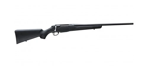 A versatile hunting companion...

T3x Lite combines high performance with lightweight ease. The synthetic stock is the key to modular features and is easy to care for. The rifle offers out-of-the-box accuracy without the need for breaking in the barrel.

Features:

Cold hammer forging produces accurate and durable barrels. During cold hammer forging, Tikka barrels are hammered from all sides against the mandrel inside the barrel, transferring the mirror image of the rifling machined on the surface of the mandrel. Cold hammer forged barrel gives you out of the box accuracy without the need for breaking in the rifle.
Extremely rigid action made from hardened steel with a two-locking lug T3x bolt. The bolt features a spring-loaded plunger ejector and a removable bolt handle, with 70° opening angle leaving plenty of room for handling the bolt.
In every shooting situation the rifle is always moving slightly, especially when pulling the trigger. This is why it is critical to have the rifle trigger manufactured according to very tight tolerances. Minimal rifle trigger lock time decreases the time between trigger engagement, trigger break and the impact of the firing pin on the primer. This results in excellent rifle trigger control and greater potential for accuracy.
The best feature of the modular synthetic stock is easy maintenance. This stock is not afraid of bad terrain or weather.
With a light barrel profile and compact design the rifle is easy to carry. The foam-filled stock does not expose you to prey and is silent even if you hit something with it at a crucial moment.
Tikka is a safe choice, since it’s always possible to modify the rifle to fit a wide range of specific shooting situations.
Specifications:

Calibre:  7mm Rem Mag

Weight:  6.6 lbs.

Trigger:  Single Stage

Barrel Length:  22.4"

Overall Length:  44.5"

Rate of Twist:  1:9"

Handedness:  Right

Magazine Capacity:  3

Muzzle Thread:  No Thread

Muzzle Brake Included:  No

Open Sights:  No

Stock Material:  Synthetic

Stock Finish:  Black

Fluted Barrel:  No

Steel Parts:  Black Steel

