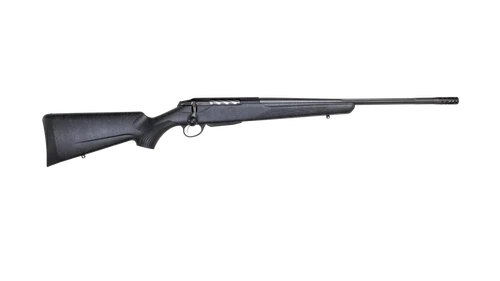 T3X LITE ROUGHTECH - BY YOUR SIDE, WHEREVER THE HUNT TAKES YOU
Your rifle is not the weakest point in a demanding hunting trip. You can trust the performance of your rifle as surely as you trust yourself in the mountains.

 

WHATEVER ADVENTURE MEANS TO YOU, T3X LITE ROUGHTECH IS READY FOR IT.
All the benefits and performance of a T3x Lite model combined with a Roughtech stock. The rough surface texture provides a solid grip throughout the stock in all weather conditions. Weight has been optimized with the fluted bolt and barrel.

T3X LITE ROUGHTECH BLACK
Roughtech Black has a dark stock with white webbing resembles a starry sky, providing excellent concealment in low-light conditions. It allows for stealthy movement and staying hidden in shadows.

KEY BENEFITS
Optimized rifle weight
Born in rough conditions. No need for silk gloves with this one
There are multiple surface colors to choose from
Safe to shoot and handle with two-position safety

KEY FEATURES
NEVER LOSE YOUR GRIP, WHATEVER THE WEATHER
Equipped with roughtech stock that gives you the perfect grip whether it's pouring rain or a hot day in the early season. If you're in the Arctic or on a prairie you can always rely on your rifle.

MULTIPLE SURFACE COLOR OPTIONS
The Tikka T3x Lite Roughtech is available in multiple different color options: Ember web on black, Black web on Desert, and Gray web on Black. The webbing conceals the regular shapes and assists in hiding your presence and movement. Moreover, the colours give a personalized appearance and the web increases the grip texture.

OPTIMIZED RIFLE WEIGHT
Barrel profile is designed light enough for long hunting trips and heavy enough for increased accuracy. The rifle is always supplied with a radial muzzle brake for recoil reduction and quicker follow-up shot.

FLUTED BOLT AND OVERSIZED BOLT KNOB HELPS YOU OPERATE IN EXTREME CONDITIONS
Fluted bolt guarantees operation in dusty and icy conditions. The bolt works as smooth as silk, regardless of the environment. Fluting also decreases the overall weight of the rifle. Even if you have to wear thick gloves, the large bolt knob helps you load the gun safely in hunting situations.

COLD HAMMER FORGED BARREL
Cold hammer forging produces accurate and durable barrels. During cold hammer forging, Tikka barrels are hammered from all sides against the mandrel inside the barrel, transferring the mirror image of the rifling machined on the surface of the mandrel. Cold hammer forged barrel gives you out of the box accuracy without the need for breaking in the rifle.

THE ACTION IS DESIGNED FOR ACCURACY
Extremely rigid action made from hardened steel with a two-locking lug T3x bolt. The bolt features a spring-loaded plunger ejector and a removable bolt handle, with 70° opening angle leaving plenty of room for handling the bolt.

FEEL THE RIGHT MOMENT
In every shooting situation the rifle is always moving slightly, especially when pulling the trigger. This is why it is critical to have the rifle trigger manufactured according to very tight tolerances. Minimal rifle trigger lock time decreases the time between trigger engagement, trigger break and the impact of the firing pin on the primer. This results in excellent rifle trigger control and greater potential for accuracy.

READY FOR ACCESSORIES
Tikka is a safe choice, since it’s always possible to modify the rifle to fit a wide range of specific shooting situations.
 

MPN	TF1T2741A5709D1M
Caliber	7mm Rem Mag
Receiver Size	T3x
Handedness	Right
Weight	3.2 kg / 7.1 lbs
Total Length	1131 mm / 44.5 in
Barrel Length	620 mm / 24.3 in
Rate of Twist	1:9"
Magazine Capacity	3 + 1
Stock Material	Synthetic
Stock Finish	Roughtech Black Paint White Web
Material	Black Steel
Trigger	Single Stage Trigger
Picatinny Rail	N/A
Open Sights	No
Muzzle Thread	5/8-24
Muzzle Brake	Yes
Cheek Piece	No
Folding Stock	No
Changeable Grip	Yes
Fluted Bolt	Yes
Fluted Barrel	Yes