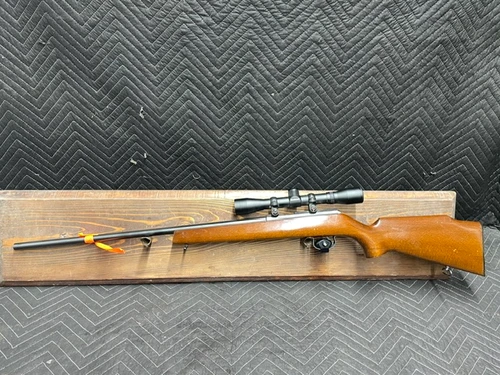 Used CIL/Anschutz 22 S L LR 24" Single Shot w/Bushnell Scope *Rifling is there but not 100%*