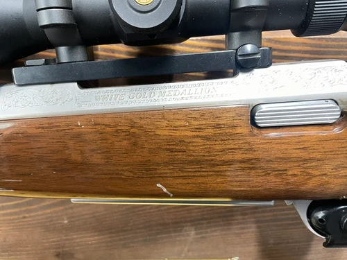 Used Browning White Gold Medallion A-Bolt 30-06 22" Stainless w/Leupold VXR 3-9x50 Firedot Scope, Leather Sling & Scope Cover