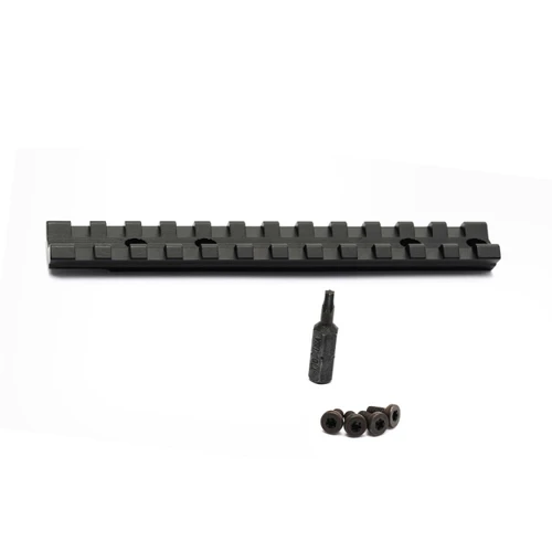 SAVAGE 56442 REVEL SCOPE RAIL
Savage Revel Scope Rail Part 56442 is a durable scope mounting rail designed specifically for Savage rifles. Constructed for secure attachment, this scope rail provides a stable platform for optics, ensuring consistent accuracy during shooting. Its precise dimensions and high-quality materials make it an essential accessory for hunters and shooters seeking reliable scope mounting solutions.

Incorporating the Revel scope rail into your firearm setup allows for quick and secure scope attachment, improving your shooting experience and precision. Compatible with Savage rifles that require a scope rail, this part enhances customization and adaptability for various shooting scenarios and preferences.

Features
Durable construction for secure scope mounting
Precisely engineered to fit Savage rifles
Easy installation and strong attachment
Specifications
Brand: Savage
Model: Revel Scope Rail
Part Number: 56442