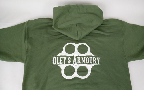 Oley's Armoury Hoodie -L- OD Green 