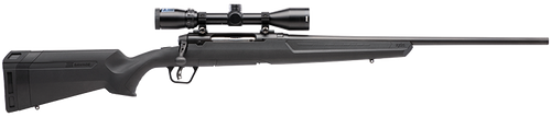  

The redesigned AXIS II XP offers hunters even better out-of-the-box performance at the same affordable price. In addition to improved ergonomics, the package rifle is loaded with features that deliver tack-driving accuracy on every shot, including the user-adjustable AccuTrigger, thread-in headspacing, and a factory-mounted, bore-sighted Bushnell Banner 3-9x40mm scope. The button-rifled barrel is well balanced with the tough composite stock.
FEATURES
Rugged synthetic stock
User-adjustable AccuTrigger
Improved ergonomics
Button-rifled barrel
Bushnell Banner 3-9x40mm scope
Detachable box magazine
Thread-in barrel headspacing
Action
Bolt
Ejection Port
Right
Barrel Color
Black
Barrel Finish
Matte
Barrel Length (in)/(cm)
22 / 55.880
Barrel Material
Carbon Steel
Caliber
30-06 SPFLD
Magazine Quantity
1
Magazine Capacity
4
Hand
Right
Length of Pull (in)/(cm)
13.75 / 34.925
Magazine
Detachable Box Magazine
Overall Length (in)/(cm)
42.5 / 107.950
Rate of Twist (in)
1 in 10
Receiver Color
Black
Receiver Finish
Matte
Receiver Material
Carbon Steel
Type
Centerfire
Stock Color
Black
Stock Finish
Matte
Stock Material
Synthetic
Stock Type
Sporter