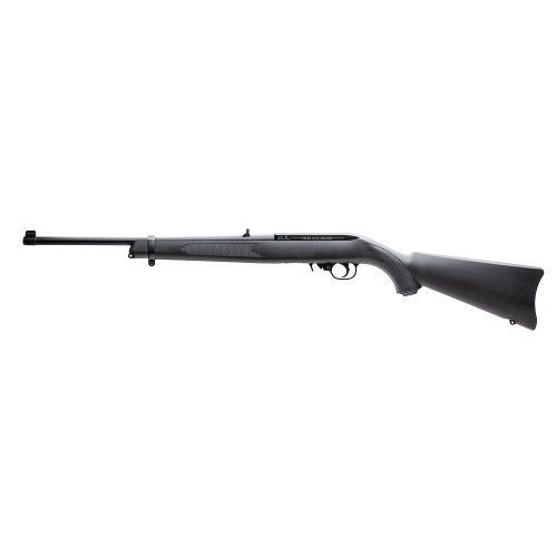 The .22lr Ruger 10/22 has been a top seller since the 1960s: well-balanced, robust and precision-built. The .177-caliber CO₂ version (2 x 12 g) from Umarex, which shoots pellets, likewise has what it takes to become a classic.

