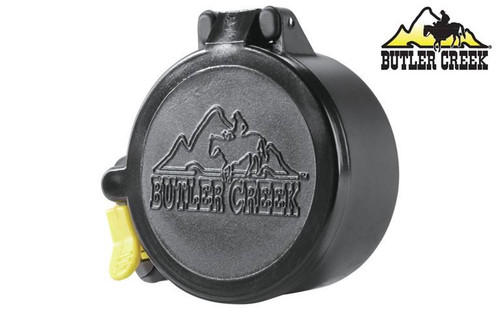 Butler Creek Flip Open Scope Cover 39.9-40.8mm



Butler Creek - Multiflex Flip-Open - Scope Cover (Eyepiece)

The incredible lens protection of our standard Flip-Open covers, but with additional flex in the collars to fit a wider range of scopes and the added convenience of purchasing front and rear covers together. Carry over your shoulder or use as a hasty sling.

- Same basic features and design as standard Flip-Open series.
- Tight, flexible collar provides custom fit for multiple scopes.