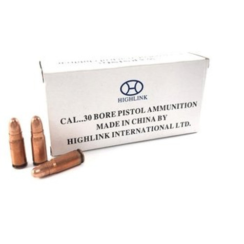 Norinco HighLink 85gr, 7.62×25 Tokarev – 50 Rounds