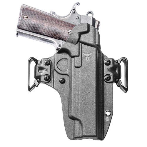 The Blade-Tech Total Eclipse 2.0™ with Mod-Lok™ is a game changer when it comes to versatility. With a revolutionary auto-locking, toolless design, the Mod-Lok™ can quickly adapt to your daily life. Easily slide and lock in different attachments to adapt your holster from IWB to OWB. Adapt quickly and easily to any situation.

*FBI Cant Mod and Belt-Lok Mod sold separately  
       
FEATURES
Toolless Transitions
Quickly and easily swap from IWB to OWB without messing with any hardware or tools.

Modular Adaptability
There are a variety of quick-release Mods available to convert your holster to fit your specific needs.

Ambidextrous
Suitable for left or right-hand shooters by swapping the Mod-Lok™ System to the preferred side.

Revolutionary Design
Produced with high-strength, heat resistant polymer and designed for a superior fit.

Positive Lock Trigger Guard
Provides tactical feedback to let you know the firearm is secure.

INCLUDED
1x  Total Eclipse 2.0™ Holster
2x  Mod-Loks™ 
2x  OWB Mods™
2x  IWB Mods™
4x  3/8 Posts
4x  1/2 Truss Head Screws

WARRANTY
Carry Confident® Lifetime Guarantee
At Blade-Tech, we build all of our gear to last a lifetime. We are so confident in our craftsmanship and the quality of our products that we guarantee if your customers Holster, Attachment, or Mag Pouch breaks, we will repair or replace it free of charge minus the cost of shipping and handling.