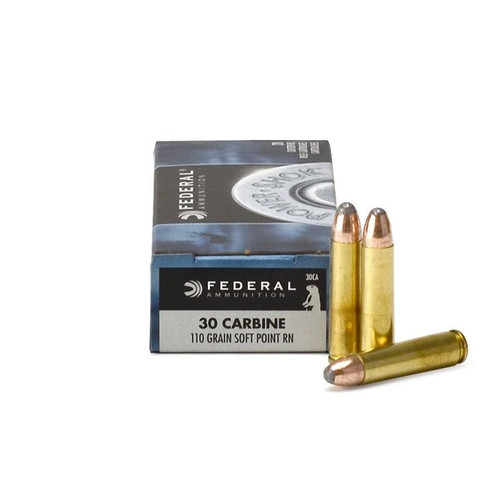 Specifications:
Caliber: .30 Carbine
Bullet Weight: 110 Grain
Bullet Type: Soft-Point Round Nose
Case Type: Brass
Muzzle Velocity: 1990 FPS
Package Quantity: 20 rounds