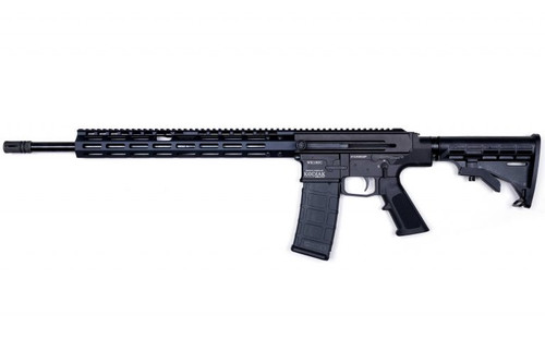 The WK180-C Gen 2 is designed and manufactured in Canada to provide an affordable, reliable, lightweight rifle for recreational shooting. The upper receiver is finished with a 1913 rail to allow the fitting of optics or iron sights, sights not included. Standard AR-15 type magazines are used. The free float M-LOK handguard allows for the attachment of your favourite accessories.

The Kodiak Defense WK180C Gen 2 features:

A more narrow / slim lower receiver body
Non-reciprocating charging handle
External bolt catch
AR-15 cross-pins
Safety selectors are no longer proprietary
Specifications:

Caliber: 5.56 NATO/ 223 Rem
Capacity: 5
Magazine Type: AR-15
Action: Semi-Automatic
Gas System: Mid-Length
Gas Block Diameter: 0.750"
Barrel: 18.7" (Threaded 1/2"-28)
Barrel Twist: 1:8
Receiver Material: 6061 Aluminum
Handguard Material: 6061 Aluminum 
Handguard Accessories: M-LOK, Picatinny
Trigger Weight: 5.5 - 7.5 lbs.
Overall Length: 36.7"
Weight: 7.25 lbs.