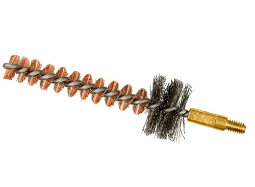 Essential for anyone that shoots a WK 180 or other 5.56/223 tactical rifles.

The tapered bronze bristles of the Otis chamber brush scrub the chamber, neck and shoulder. The steel bristles at the base scrub the star chamber of the locking lugs. The chamber brush has a standard 8-32 thread.