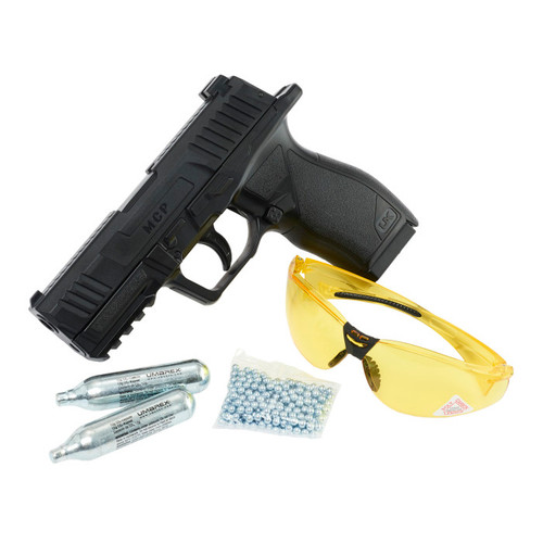 This airgun kit is perfect if you are wanting to get started into air pistols or just looking for a good backyard plinker. It includes everything you need for the airgun range. Great gift idea for the responsible target shooter.