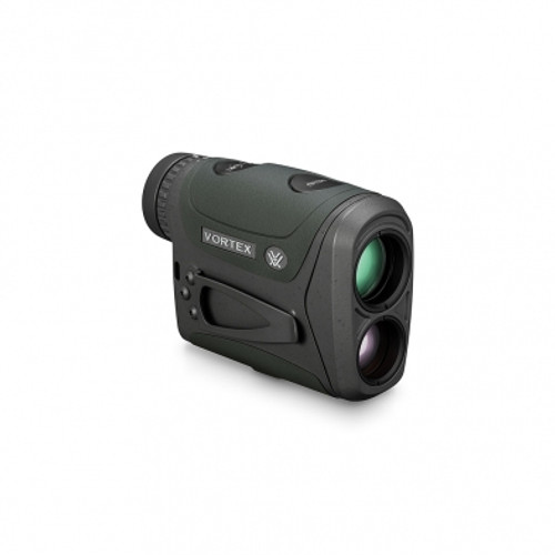 VORTEX RAZOR 4000 RANGEFINDER
The Razor HD 4000 is the essential companion for the extreme hunter, archer and shooter. The extremely effective angle compensated laser rangefinder features four targeting modes (Normal Mode, First Mode, Last Mode and Extended Laser Range Mode) for any ranging environment. The primary HCD (Horizontal Component Distance) range mode provides key angle compensated range information required by the vast majority of shooters in a simple, quick to read display. The Razor HD 4000 also has a LOS (Line of Sight) range mode and scan feature.



OPTICAL FEATURES
HD Optical System	Optimized with select glass elements to deliver exceptional resolution, cut chromatic aberration and provide outstanding color fidelity, edge-to-edge sharpness and light transmission.
XR™ Plus Fully Multi-Coated	Ultimate anti-reflective coatings on all air-to-glass surfaces provide maximum light transmission for peak clarity and the pinnacle of low-light performance.
CONSTRUCTION FEATURES
ArmorTek ®	Ultra-hard, scratch-resistant coating protects exterior lenses from scratches, oil and dirt.
Waterproof	O-ring seals prevent moisture, dust and debris from penetrating the binocular for reliable performance in all environments.
Rugged Design	Built to handle tough situations. Compact and lightweight.
Rubber Armor	Provides a secure, non-slip grip, and durable external protection.
Tripod Adaptable	Compatible with a tripod adapter, allowing use on a tripod or car window mount.
Magnesium Chassis	Decreases weight and increases strength.
PERFORMANCE FEATURES
ELR	Ideal for ranging targets at extreme distances. A slightly longer response time allows greatly extended range distances. Best used on a tripod.
HCD	Horizontal Component Distance (HCD) mode for angle compensated ranging.
LOS	Line of Sight (LOS) mode displays actual line of sight range.
Scan	This feature displays continual distance readings when panning across a landscape or tracking a moving animal.
Easy-to-use Menu	Intuitive, easy-to-use menus feature a simple, clean illuminated display.
AWC ™	All Weather Capable ranging allows the unit to return a distance even in a variety of adverse weather conditions.
Ranging Format	Range in yards or meters.
Range Reflective	4000 yards
Range Tree	2500 yards
Range Deer	2200 yards
Accuracy (≤ 199.9 yds)	.5 yds
Accuracy (200 - 1000 yds)	1 yds
Accuracy (> 1000 yds)	2 yds
Max Angle Reading	+ / - 70 degrees
Magnification	7x
Objective Lens Diameter	25 mm
Angular Field of View	6.5 degrees
Linear Field of View	341.25 ft @ 1,000 yds
Eye Relief	16-19 mm
Length	4.49 inches
Width	1.34 inches
Weight	9.9 oz