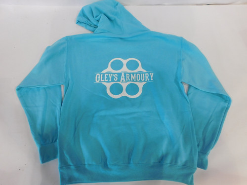 Oley's Armoury Baby Blue Hoodie - XXLarge