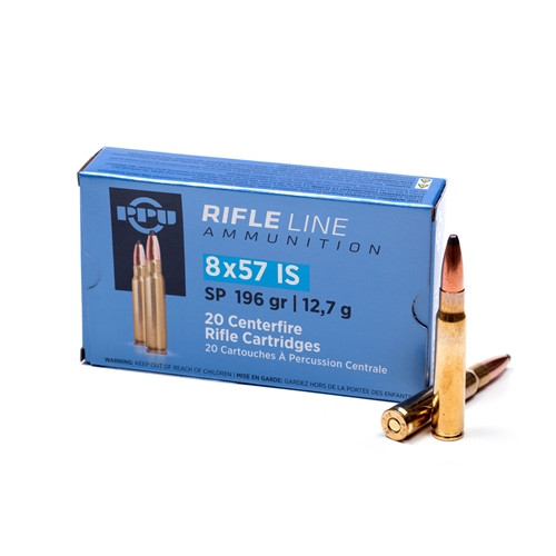 PPU 8×57 IS 196GR SP BOX OF 20
Caliber : 8×57 IS
Bullet Weight : 196gr
Bullet Type : Soft Point
Cartridges : Pack of 20