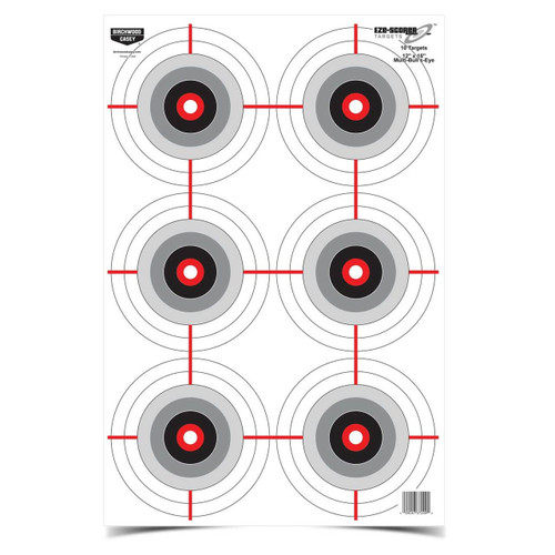 KEY FEATURES

PRINTED ON BRILLIANT WHITE PAPER
GREAT FOR INDOOR OR OUTDOOR RANGES
ANY CALIBER FIREARM
DETAILS
HIGH-CONTRAST BLACK PRINT ON BRIGHT WHITE PAPER. GREAT FOR INDOOR AND OUTDOOR RANGES. PRACTICE LIKE THE PROS WITH THESE TOP-SELLING TARGETS.

37209 - EZE-SCORER™ 12 X 18  MULTIPLE BULL'S-EYE TARGET, 10 TARGETS