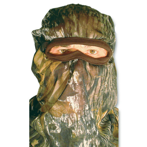 Form Fitting Wire Covered Band
Soft Mesh
One Size Fits All
Full Facemask
Mossy Oak Bottomland
The Bandit Elite full facemask is worn under a hat or hatless for the ultimate concealment. The form-fitting, covered wire band enables you to mold the facemask around your eyes and nose for great comfort, concealment and peripheral vision.