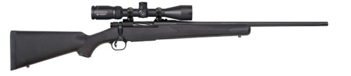 Behind every revolution is a Patriot. And these value-rich bolt-action rifles are no exception. With models to suit any style, the Patriot combines modern innovation with traditional styling. Attractive, accurate, and packed with features, the Mossberg Patriot is built on value and success in the field. This model features a Vortex Crossfire II 3-9x40 rifle scope.

Drop box magazine
Fluted barrel
Spiral fluted bolt and streamlined bolt handle
Recessed match barrel crown
Patented LBA® user adjustable trigger (2-7 lbs)
Vortex Crossfire II scope,lens caps, and Vortex rings complete the package
SPECIFICATIONS 
More Information
SKU	27933
Caliber	308 WIN
Action Type	Bolt-Action
Usage	Hunting / Sporting
Barrel Type	Fluted
Barrel Length	22"
Barrel Finish	Matte Blue
Capacity	5+1
Length	42.75"
LOP	13.75"
LOP Type	Fixed
Scope	Vortex Crossfire II - 3-9x40mm
Sights	Weaver Style Bases
Stock	Synthetic (Black)
Twist	1:10"
Weight	7.5
UPC	015813279338