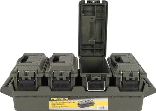 Magnum 4pc 30Cal ammo Box Set w/Crate