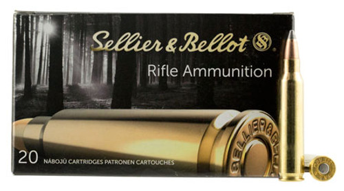 Semi-Jacketed Soft Point bullet. A lead core with a precisely engineered jacket results from its controlled expansion and high weight retention.

SPECIFICATIONS
Manufacturer	Sellier & Bellot


Model	Rifle
UPC	754908510030
SKU	SB222A
Width	2.2000
Length	4.1000
Height	0.8000
Weight	0.5500
Caliber	222 Remington
Bullet Weight	50 GR
Application	Hunting
Bullet Type	Soft Point (SP)
Muzzle Velocity	3169 fps
Rounds Per Box	20
Series	Soft Point