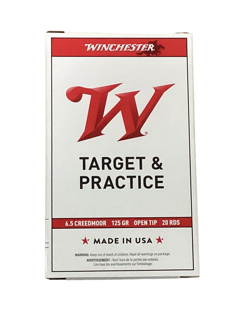 
Backed by generations of legendary excellence, Winchester "USA White Box" stands for consistent performance and outstanding value, offering high-quality ammunition to suit a wide range of hunter's and shooter's needs.

Excellent Accuracy
For long-range performance
Jacketed Hollow Point
Provides explosive expansion
Reduced Barrel Fouling
Fewer cleanings and more time in the field