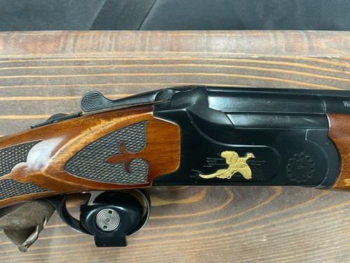 Used Stevens 512 Gold Wing 20 Gauge 3" O/U w/Chokes * Small crack in forend, Wear Marks on wood*