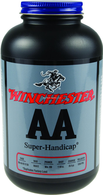 Super Handicap is the same propellant used in Winchester's Super Handicap ammunition. This slow-burning, high energy propellant gives the shooter great handicap or long range sporting clays loads at up to 1250 fps with a 1-1/8 ounce shot charge. Great velocity with excellent patterns.