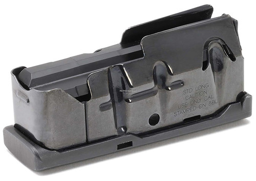 Description
Compatible with Savage 10FC, 11FC, 12FCV, 12LRP, 10 Precision Carbine, 10 Predator Hunter, and 110 (Except Apex, Engage, Hog Hunter, Ultralite, 110 LW Storm)

Head out to your favorite predator hunting spot and drop targets in confidence with the Savage Arms® 55155 .204 Ruger, .223 Rem, .300BLK 4-Round Magazine from GunMag Warehouse. Manufactured to factory OEM standards, this rifle magazine features a durable blued steel body, precision machined for a snug fit and reliable, jam-free operation. The steel wire spring and polymer follower ensure smooth, snag-free feeding, while the stainless steel floor plate offers exceptional shock and corrosion resistance. Better yet, this magazine boasts a steel locking lug with a built-in thumb tab for easy removal and a snug lockup when inserted.

Specifications
Material:
Steel
Finish:
Blued
Color:
Blued
Caliber:
204 Ruger, 223 Remington, 300 AAC Blackout
Capacity:
4-Round
Fits:
Savage Arms Model 10 Precision Carbine, Savage Arms Model 10 Predator Hunter, Savage Arms Model 10FC, Savage Arms Model 110, Savage Arms Model 11FC, Savage Arms Model 12FCV, Savage Arms Model 12LRP