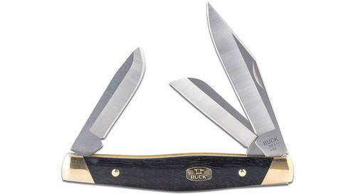 BU0301BRS: 0301BRS Stockman Slipjoint - Ebony Wood
Buck Knives
The Buck 0301 Stockman is a classic slipjoint folding knife built for versatility and reliability. Featuring three 420HC stainless steel blades—a 3.00-inch clip point, a 2.14-inch sheepsfoot, and a 2.05-inch spey—it covers a wide range of everyday cutting needs with exceptional sharpness and corrosion resistance. The knife has a durable Ebony wood handle, complemented by brass bolsters for a traditional yet robust design. At 4.00 inches closed and weighing just 3.07 ounces, it’s compact and easy to carry. Made in the USA, this time-tested pocket knife is perfect for practical use or as a collector's item.
Specifications
Blade Length: 3.00" Clip Point, 2.14" Sheepsfoot, 2.05" Spey
Closed Length: 4.00"
Overall Length: 7.00"
Blade Material: 420HC Stainless Steel
Blade Thickness: 0.090"
Blade Style: Clip Point, Sheepsfoot, and Spey
Blade Grind: Flat
Blade Finish: Satin
Handle Material: Ebony Wood with Brass Bolsters
Locking Mechanism: Slipjoint (non-locking)
Weight: 3.07 oz. BU0301BRS: 0301BRS Stockman Slipjoint - Ebony Wood
Buck Knives
The Buck 0301 Stockman is a classic slipjoint folding knife built for versatility and reliability. Featuring three 420HC stainless steel blades—a 3.00-inch clip point, a 2.14-inch sheepsfoot, and a 2.05-inch spey—it covers a wide range of everyday cutting needs with exceptional sharpness and corrosion resistance. The knife has a durable Ebony wood handle, complemented by brass bolsters for a traditional yet robust design. At 4.00 inches closed and weighing just 3.07 ounces, it’s compact and easy to carry. Made in the USA, this time-tested pocket knife is perfect for practical use or as a collector's item.
Specifications
Blade Length: 3.00" Clip Point, 2.14" Sheepsfoot, 2.05" Spey
Closed Length: 4.00"
Overall Length: 7.00"
Blade Material: 420HC Stainless Steel
Blade Thickness: 0.090"
Blade Style: Clip Point, Sheepsfoot, and Spey
Blade Grind: Flat
Blade Finish: Satin
Handle Material: Ebony Wood with Brass Bolsters
Locking Mechanism: Slipjoint (non-locking)
Weight: 3.07 oz.