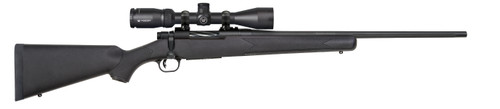 Mossberg Patriot 6.5 Creedmoor 22″ W/Vortex Scope Combo
OUR COLLABORATION WITH VORTEX OPTICS BRINGS YOU A SELECTION OF UPGRADED SCOPE PACKAGES FEATURING THEIR CROSSFIRE® II SCOPE.
FEATURES: Standard Patriot features include drop box magazines, recessed crowns, fluted barrels, spiral fluted bolt, streamlined bolt handle, Weaver scope bases, patented LBA® user-adjustable trigger system. Add to that a premium Vortex scope and you have all you need to succeed in the field.

Crossfire® II 3-9×40 Riflescope with Dead-Hold® BDC Reticle

With long eye relief, a fast-focus eyepiece, fully multi-coated lenses and resettable MOA turrets, there’s no compromising on the Crossfire II. Clear, tough and bright, the hard anodized single-piece aircraft-grade aluminum tube is nitrogen purged and o-ring sealed for waterproof/fogproof performance. The Dead-Hold BDC Reticle’s customized hashmark design helps eliminate guesswork on holdover and windage corrections. Good at varying ranges where estimating holdover is a concern.

SPECIFICATIONS
Caliber	6.5 CREEDMOOR
Capacity	5+1
Barrel Type	Fluted
Barrel Length	22″
Sight/Base	Weaver Style Bases
Scope	Vortex Crossfire II – 3-9x40mm
Twist	1:8
LOP Type	Fixed
LOP	13.75″
Barrel Finish	Matte Blued
Stock Finish	Synthetic (Black)
Weight	7.5
Length	42.75″