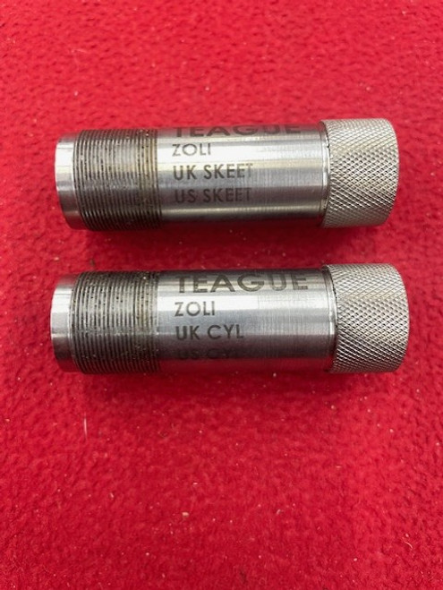 Used Teague Zoli 12 Gauge Extended Cyl & Skeet Choke Tubes