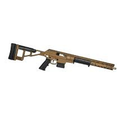 SCSA Taipan X Rifle

The Tapian X redefines excellence in the world of hunting and extended-range rifles. Merging the finest qualities of a hunting rifle designed for swift action with the precision of an extended-range rifle tailored for varmint control, it stands as the pinnacle of the renowned Taipan series' evolution. With an array of enhanced features, the Taipan X delivers an unparalleled shooting experience, offering exceptional accuracy from its 16.5-inch barrel when utilized with a bipod, tripod or shooting bag.

​SCSA is dedicated to elevating your Tapian X experience by introducing a range of upcoming accessories. Notably, the popular folding mechanism from the TSP X and the TAIPAN Light seamlessly integrates with the Tapian X, and be sure to stay tuned for the impending release of the ARCA Swiss rail adapter. This accessory is perfect for those seeking to unlock the rifle's tripod shooting potential. It is also compatible with the previous TAIPAN LIGHT model.

See below for a list of features!

Straight pull:

Delivering versatility and peak performance with the Taipan X. This meticulously balanced rifle, featuring the added versatility of a straight-pull bolt, excels in various shooting scenarios – whether on the bench, prone position, or with the support of a bipod or shooting bag. Experience extended shot capabilities when precision matters most.
Pump action:

Experience the Ultimate Versatile Hunting Rifle with the Tapian X. Our innovative spring-assist pump feature is engineered for rapid on target cycling and swift acquisition of moving targets. Say goodbye to fatigue as our design ensures consistent cartridge feeding, allowing you to focus on the hunt without missing a beat.
Straight pull bolt:

Revolutionise your shooting experience with the Taipan X's removable straight pull bolt handle. This game-changing feature sets our rifle apart in the market. It effortlessly transitions from fast-paced hunting in challenging terrain to providing remarkable stability off the bipod for precision extended-range shots. The knurled, free-spinning bolt handle ensures exceptional grip and smooth functionality in every scenario.
Spring assist pump action:

Experience reliability and reduced fatigue with the enclosed handguard action spring on the Taipan X. This innovative feature ensures consistent and dependable rifle cycling during pump action operation. Moreover, it alleviates shooter fatigue. Additionally, the consistent forward motion of the bolt carrier enhances magazine-fed ammunition feeding for uninterrupted performance.
Case deflector:

Enhanced ejected case control with the replaceable glass-filled nylon case deflector on the Taipan X. This practical feature improves case management while offering essential protection for both the rifle and shooter.
Specifications: 

Caliber: .223 Wylde
Magazine: AR15
Capacity: 5
Action: Straight Pull / Pump Action
Safety: Manual Thumb Safety
Barrel Length: 16.5" Threaded
Barrel Material: Stainless Steel
Chassis Material: Aluminum
Handguard: Aluminum (M-LOK)
Finish: Cerakote
Colour: Bronze
Sights: Full Length Top Rail, Optic Ready
Trigger Pull: 5-6 lbs.
Overall Length: 38"
Weight: 6.5 lbs.
Part #: CITTPN223BRZ