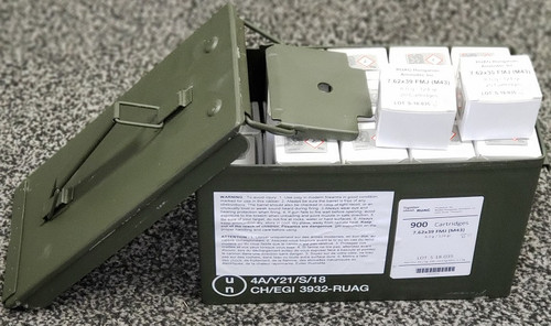 RUAG Ammunition

RUAG factory 7.62x39 ammunition. This non-corrosive ammunition has a lead core bullet with a full metal jacket and utilizes brass casing. This ammunition is NOT steel core. RUAG provides great value for a paper punching round.

Specifications:

Caliber: 7.62x39
Weight: 124gr
Bullet Style: FMJ
Casing: Brass
Muzzle Velocity: 2428 fps
Muzzle Energy: 1615 ft. lbs.
Part #: RUAG76239
