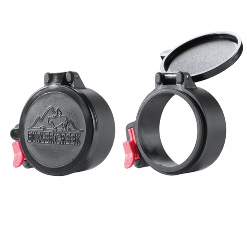 Description
Simply the ultimate scope lens protection for hunters and shooters. Theyre custom fit to your scope, create a watertight, airtight seal and open with a touch of your thumb, so you can put your shot through the narrow window of opportunity in the most extreme conditions. Fast, flip-open design - keep your eye on the target. Silent spring hinges wont spook game. Water-tight, custom-fit friction mounts anchor them to your scope. Air-tight semi-O-ring keeps out dust and moisture. Tested to -40°F. Truly ambidextrous. Weigh less than an ounce. Serves both left or right handed shooters.
Color: Black
Dimensional Fit: 39.4mm
Lens Cover Material: Polymer
Lens Cover Mount Type: Slip On
Lens Cover Type: Flip-Open
Type: Open Eye Cover Description
Simply the ultimate scope lens protection for hunters and shooters. Theyre custom fit to your scope, create a watertight, airtight seal and open with a touch of your thumb, so you can put your shot through the narrow window of opportunity in the most extreme conditions. Fast, flip-open design - keep your eye on the target. Silent spring hinges wont spook game. Water-tight, custom-fit friction mounts anchor them to your scope. Air-tight semi-O-ring keeps out dust and moisture. Tested to -40°F. Truly ambidextrous. Weigh less than an ounce. Serves both left or right handed shooters.
Color: Black
Dimensional Fit: 39.4mm
Lens Cover Material: Polymer
Lens Cover Mount Type: Slip On
Lens Cover Type: Flip-Open
Type: Open Eye Cover