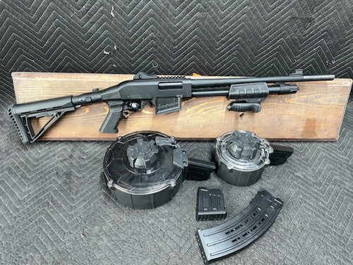 Used Canuck Recon 2 12 Gauge 3" w/Barrel Extention, 2 Mags, 20rnd & 30 rnd Drum Mags